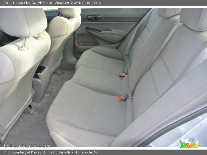 Alabaster Silver Metallic / Gray 2011 Honda Civic DX-VP Sedan