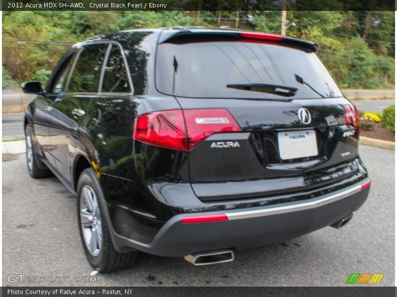 Crystal Black Pearl / Ebony 2012 Acura MDX SH-AWD