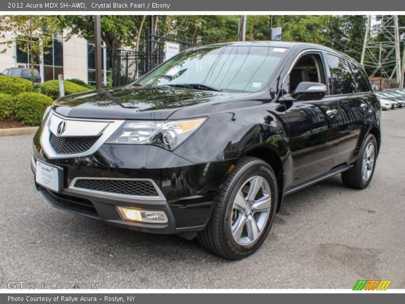 Crystal Black Pearl / Ebony 2012 Acura MDX SH-AWD