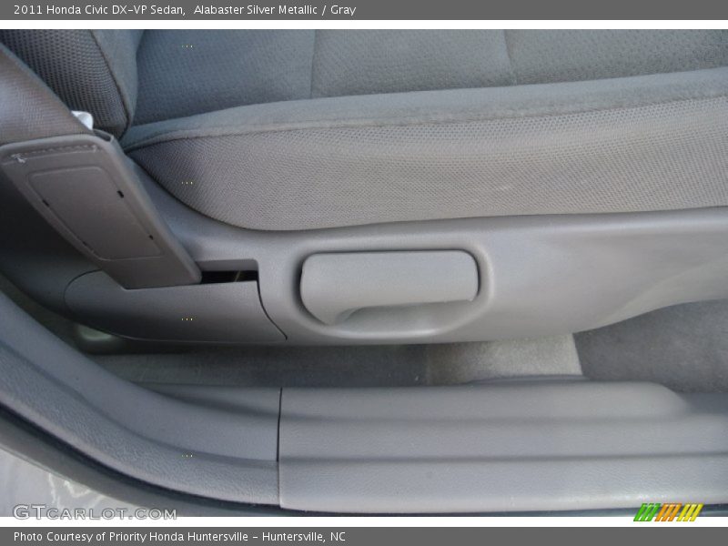 Alabaster Silver Metallic / Gray 2011 Honda Civic DX-VP Sedan