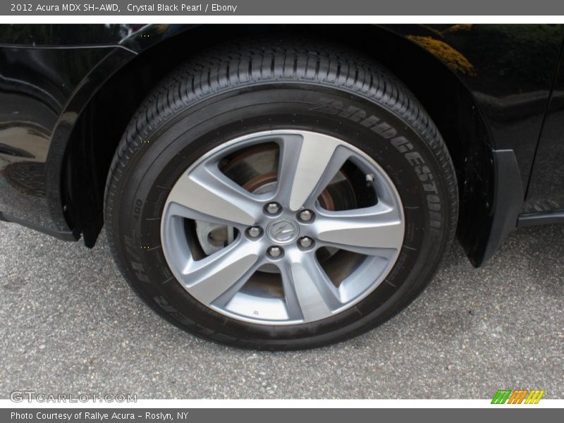 Crystal Black Pearl / Ebony 2012 Acura MDX SH-AWD