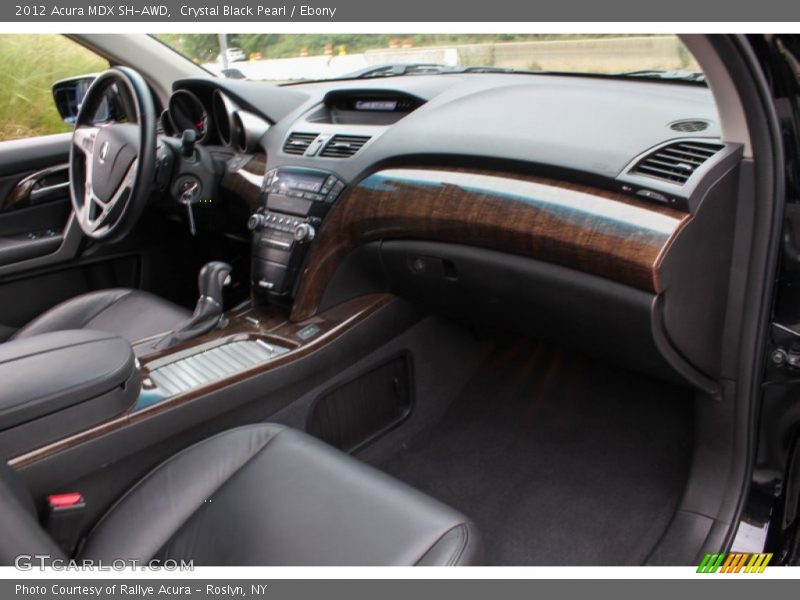 Crystal Black Pearl / Ebony 2012 Acura MDX SH-AWD