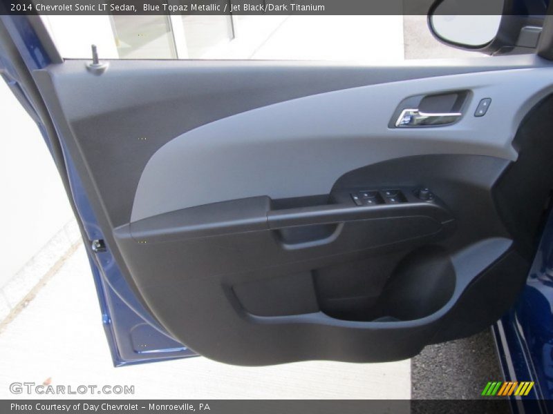 Blue Topaz Metallic / Jet Black/Dark Titanium 2014 Chevrolet Sonic LT Sedan