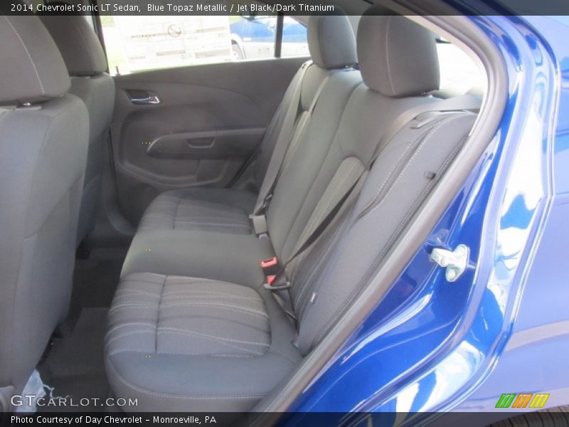 Blue Topaz Metallic / Jet Black/Dark Titanium 2014 Chevrolet Sonic LT Sedan