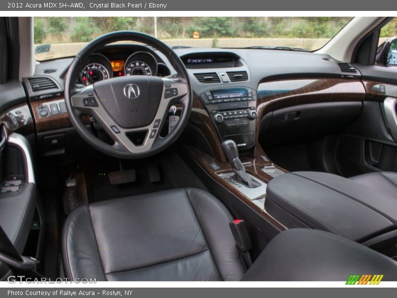 Crystal Black Pearl / Ebony 2012 Acura MDX SH-AWD
