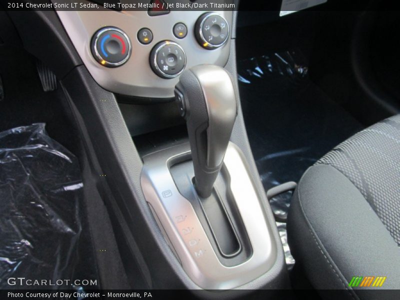Blue Topaz Metallic / Jet Black/Dark Titanium 2014 Chevrolet Sonic LT Sedan