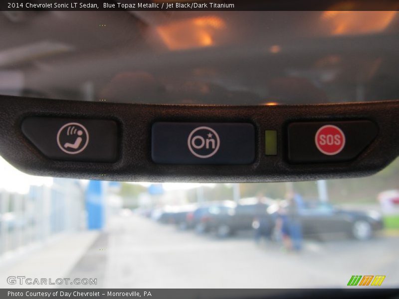 Blue Topaz Metallic / Jet Black/Dark Titanium 2014 Chevrolet Sonic LT Sedan