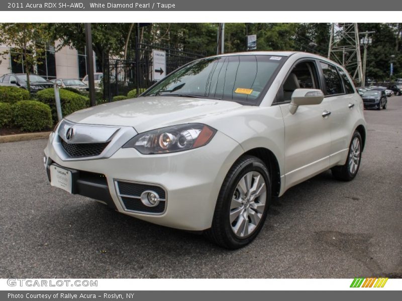 White Diamond Pearl / Taupe 2011 Acura RDX SH-AWD