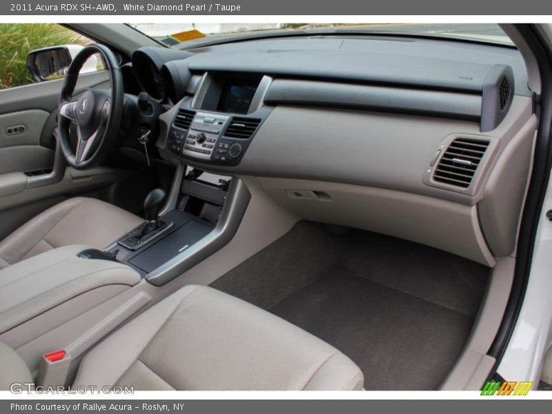 White Diamond Pearl / Taupe 2011 Acura RDX SH-AWD