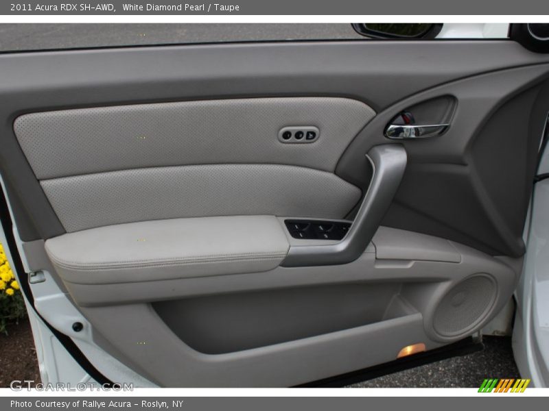 White Diamond Pearl / Taupe 2011 Acura RDX SH-AWD
