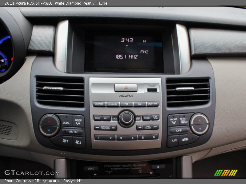 White Diamond Pearl / Taupe 2011 Acura RDX SH-AWD
