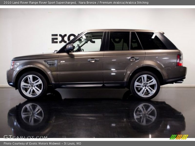 Nara Bronze / Premium Arabica/Arabica Stitching 2010 Land Rover Range Rover Sport Supercharged