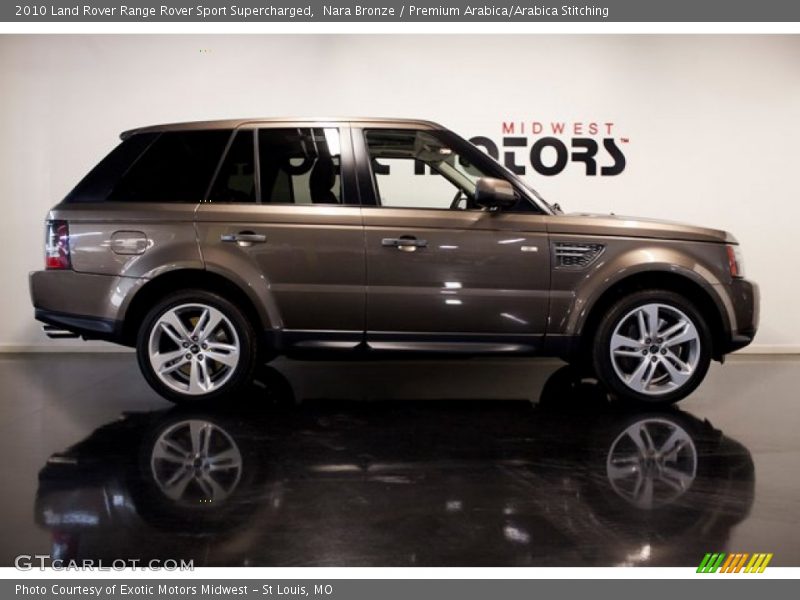 Nara Bronze / Premium Arabica/Arabica Stitching 2010 Land Rover Range Rover Sport Supercharged