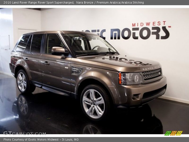 Nara Bronze / Premium Arabica/Arabica Stitching 2010 Land Rover Range Rover Sport Supercharged