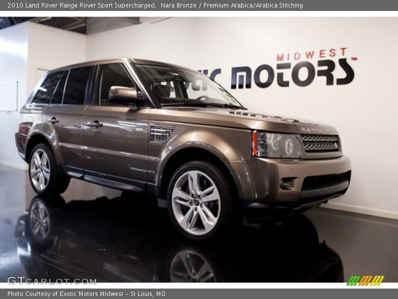 Nara Bronze / Premium Arabica/Arabica Stitching 2010 Land Rover Range Rover Sport Supercharged