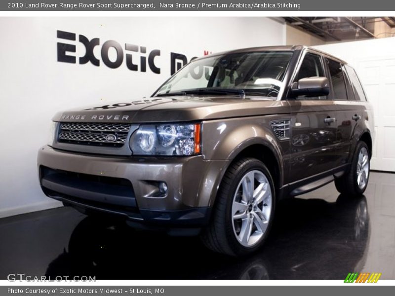 Nara Bronze / Premium Arabica/Arabica Stitching 2010 Land Rover Range Rover Sport Supercharged