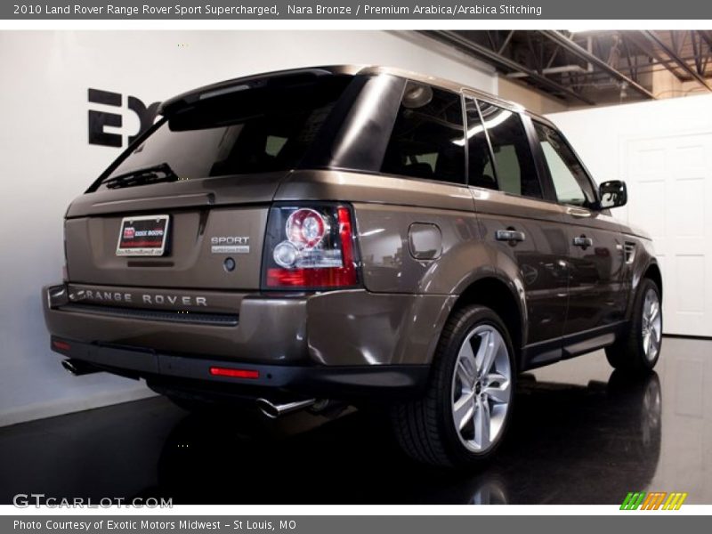 Nara Bronze / Premium Arabica/Arabica Stitching 2010 Land Rover Range Rover Sport Supercharged