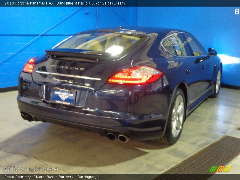 Dark Blue Metallic / Luxor Beige/Cream 2010 Porsche Panamera 4S