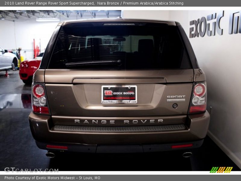 Nara Bronze / Premium Arabica/Arabica Stitching 2010 Land Rover Range Rover Sport Supercharged