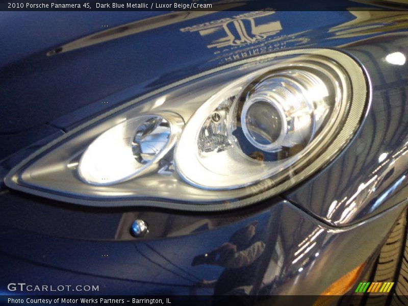 Dark Blue Metallic / Luxor Beige/Cream 2010 Porsche Panamera 4S