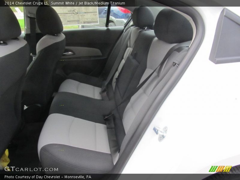 Summit White / Jet Black/Medium Titanium 2014 Chevrolet Cruze LS