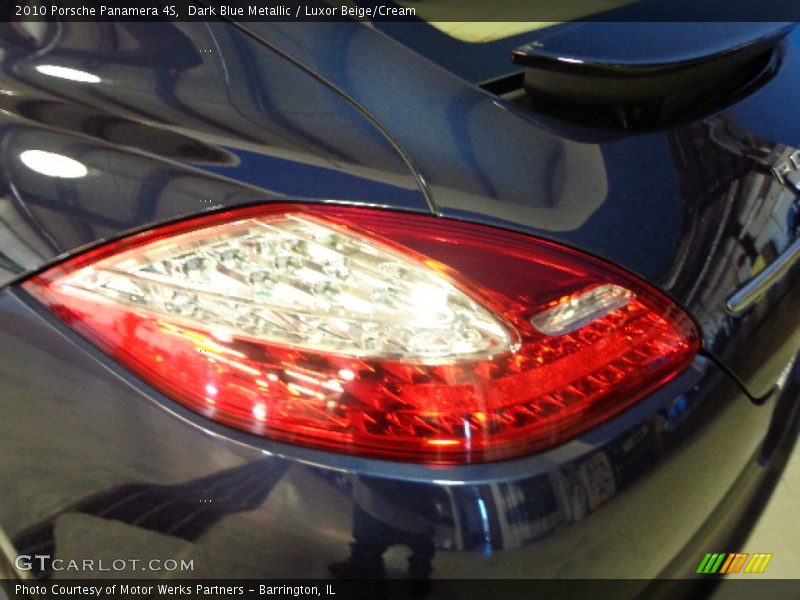 Dark Blue Metallic / Luxor Beige/Cream 2010 Porsche Panamera 4S