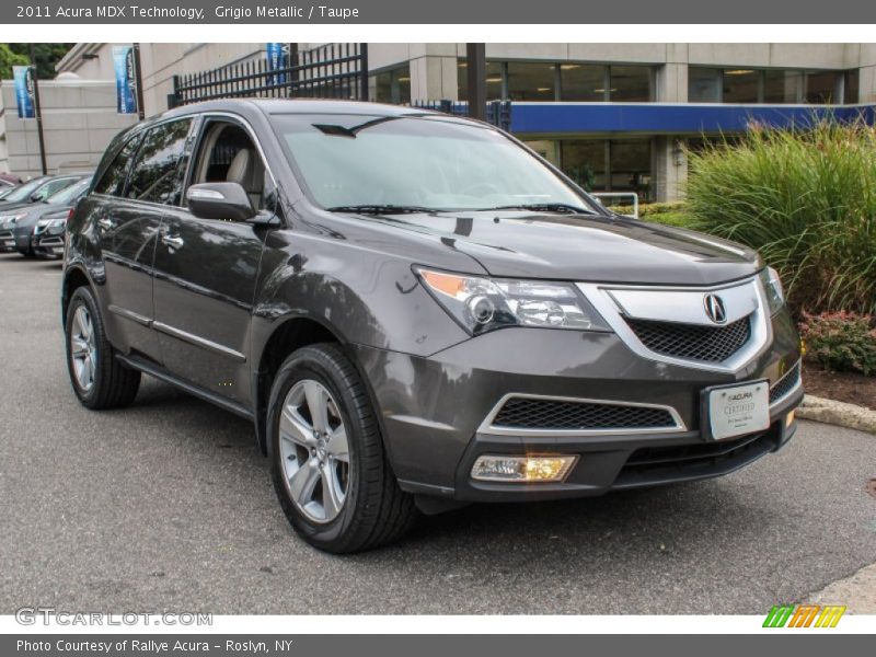 Grigio Metallic / Taupe 2011 Acura MDX Technology