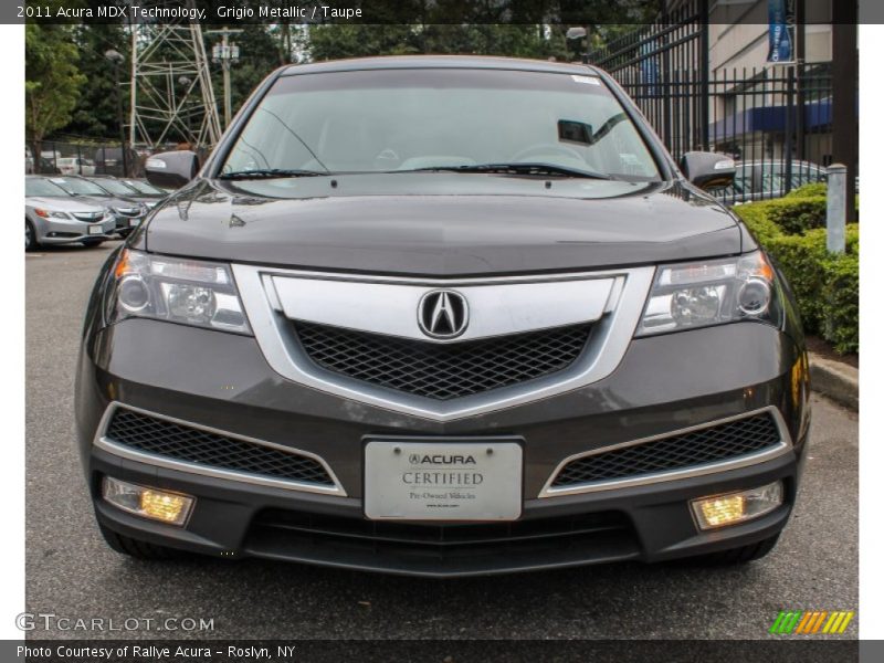 Grigio Metallic / Taupe 2011 Acura MDX Technology