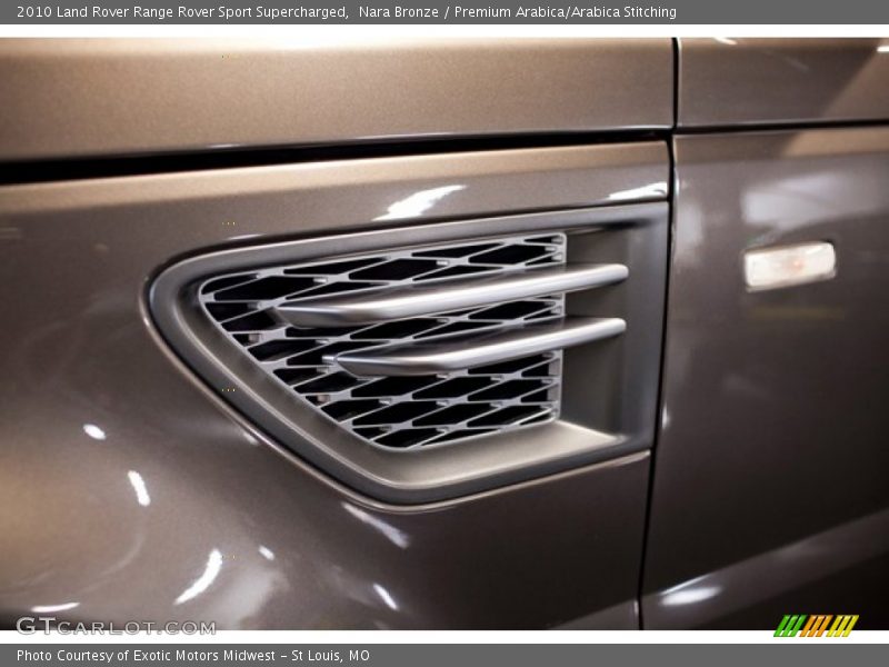 Nara Bronze / Premium Arabica/Arabica Stitching 2010 Land Rover Range Rover Sport Supercharged