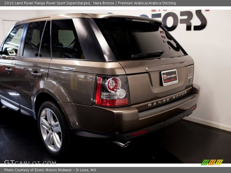 Nara Bronze / Premium Arabica/Arabica Stitching 2010 Land Rover Range Rover Sport Supercharged