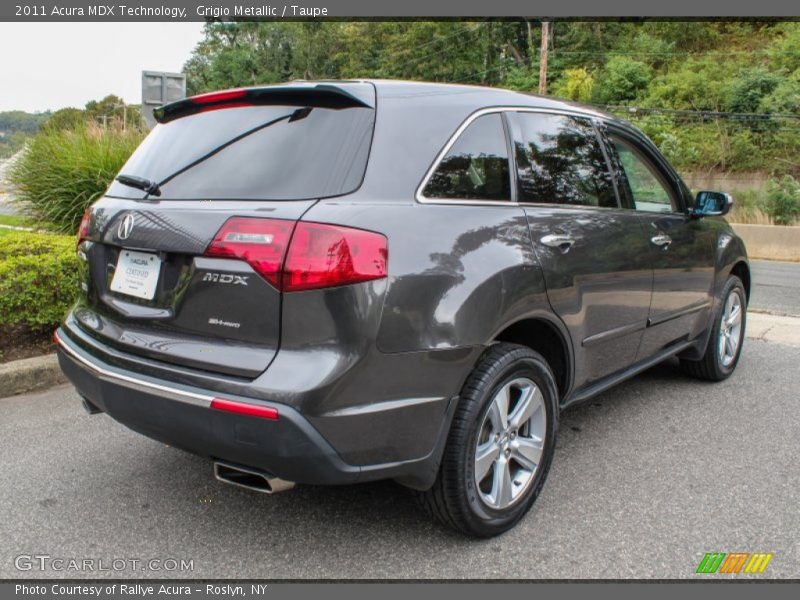 Grigio Metallic / Taupe 2011 Acura MDX Technology