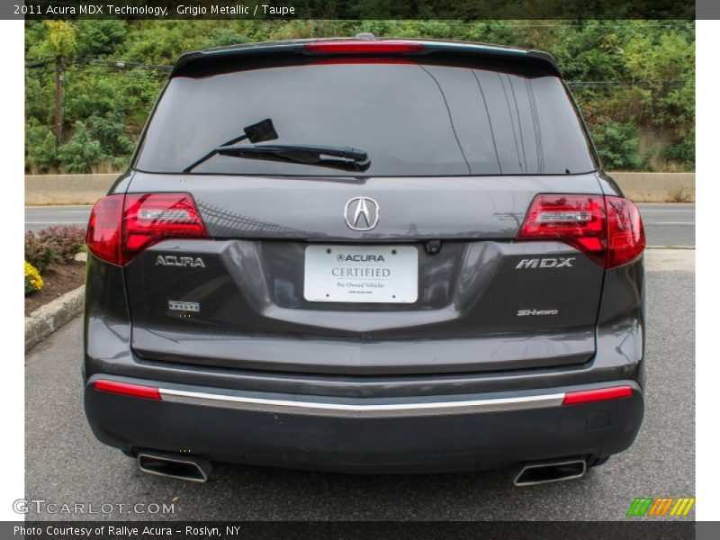 Grigio Metallic / Taupe 2011 Acura MDX Technology