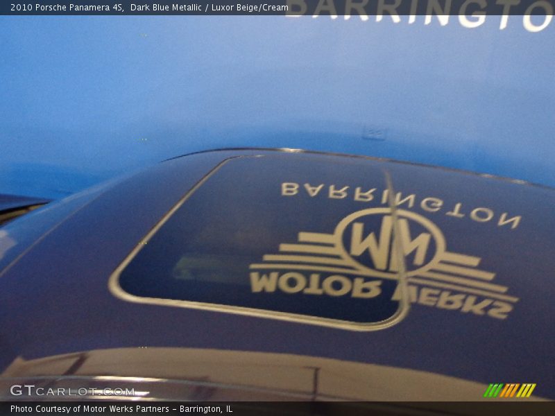 Dark Blue Metallic / Luxor Beige/Cream 2010 Porsche Panamera 4S