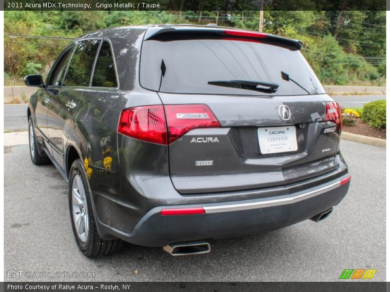 Grigio Metallic / Taupe 2011 Acura MDX Technology