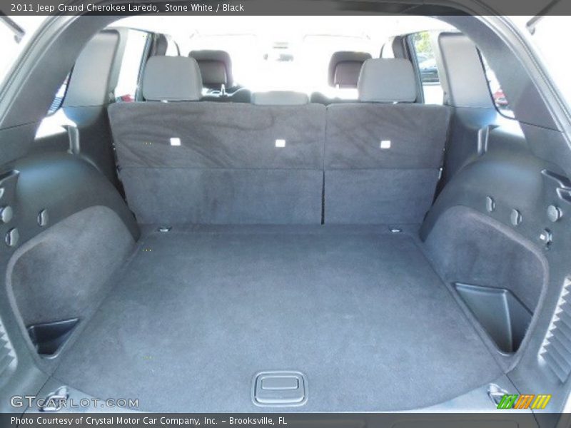 Stone White / Black 2011 Jeep Grand Cherokee Laredo
