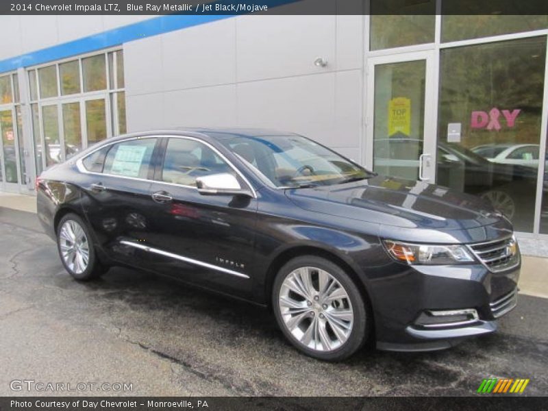 Blue Ray Metallic / Jet Black/Mojave 2014 Chevrolet Impala LTZ