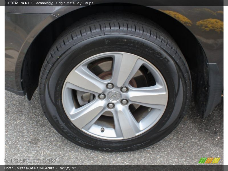 Grigio Metallic / Taupe 2011 Acura MDX Technology