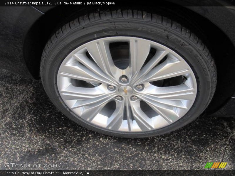 Blue Ray Metallic / Jet Black/Mojave 2014 Chevrolet Impala LTZ