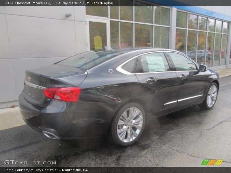 Blue Ray Metallic / Jet Black/Mojave 2014 Chevrolet Impala LTZ