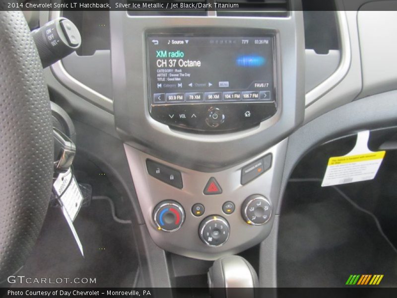 Silver Ice Metallic / Jet Black/Dark Titanium 2014 Chevrolet Sonic LT Hatchback