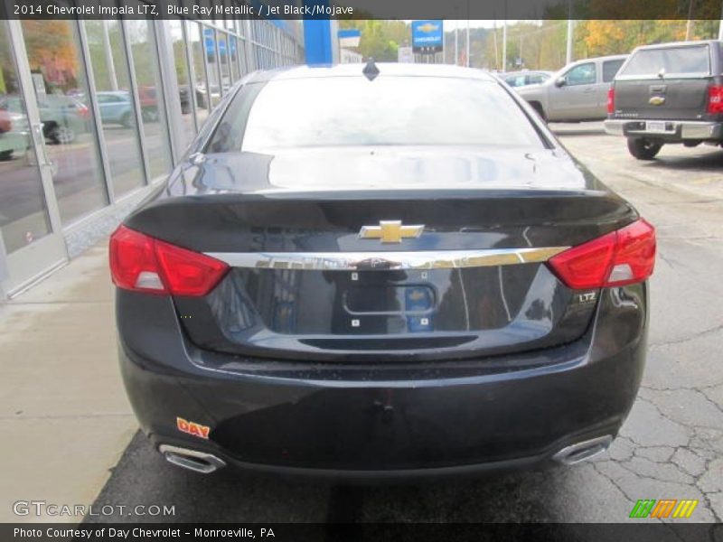 Blue Ray Metallic / Jet Black/Mojave 2014 Chevrolet Impala LTZ
