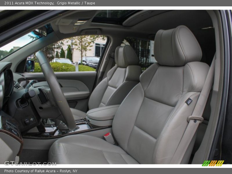 Grigio Metallic / Taupe 2011 Acura MDX Technology