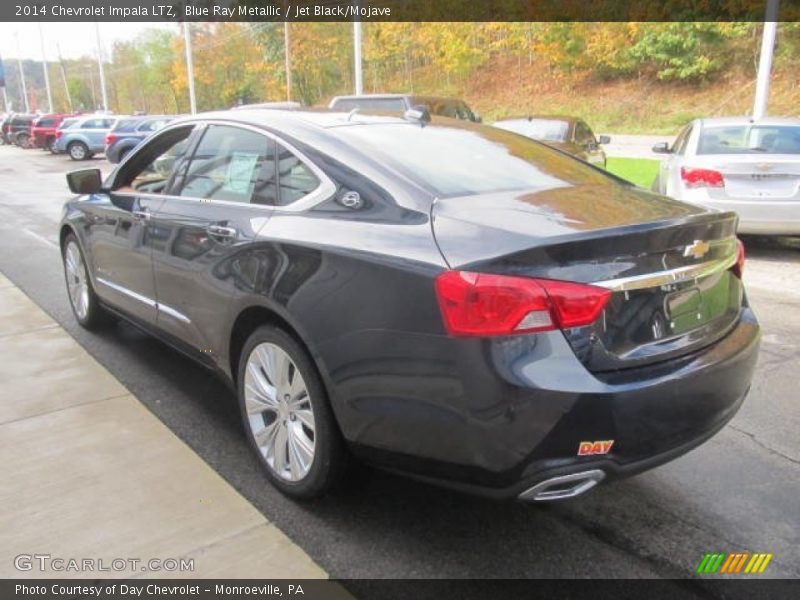 Blue Ray Metallic / Jet Black/Mojave 2014 Chevrolet Impala LTZ