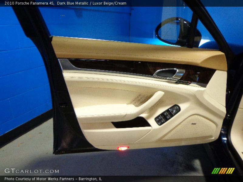 Dark Blue Metallic / Luxor Beige/Cream 2010 Porsche Panamera 4S
