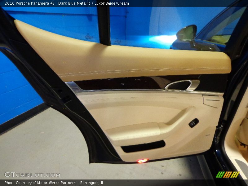 Dark Blue Metallic / Luxor Beige/Cream 2010 Porsche Panamera 4S