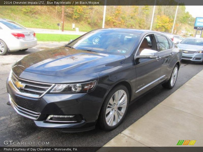 Blue Ray Metallic / Jet Black/Mojave 2014 Chevrolet Impala LTZ
