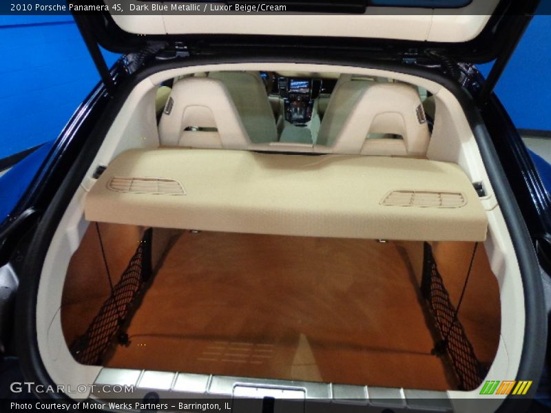 Dark Blue Metallic / Luxor Beige/Cream 2010 Porsche Panamera 4S