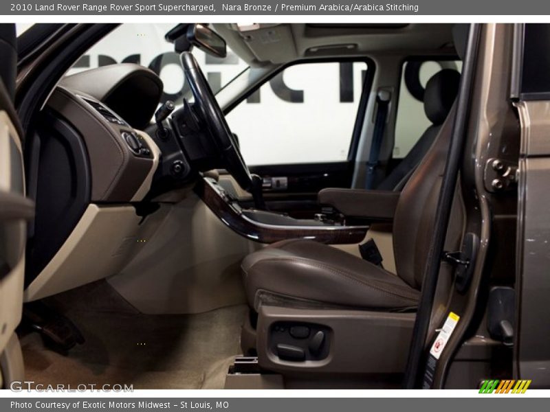 Nara Bronze / Premium Arabica/Arabica Stitching 2010 Land Rover Range Rover Sport Supercharged