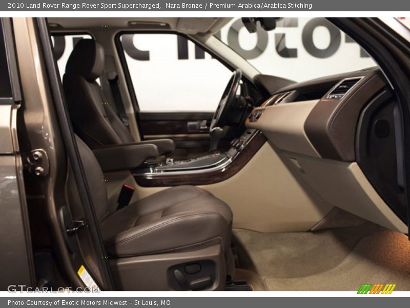 Nara Bronze / Premium Arabica/Arabica Stitching 2010 Land Rover Range Rover Sport Supercharged