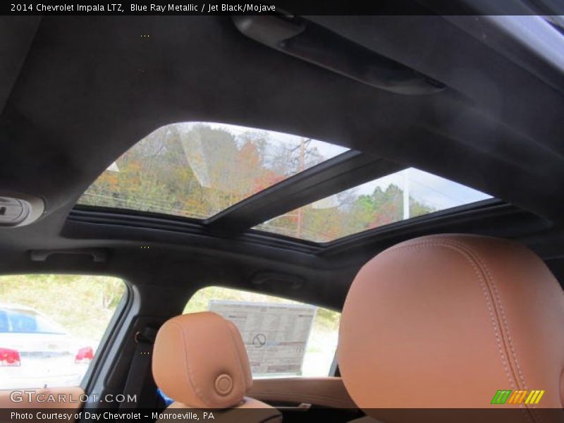 Blue Ray Metallic / Jet Black/Mojave 2014 Chevrolet Impala LTZ
